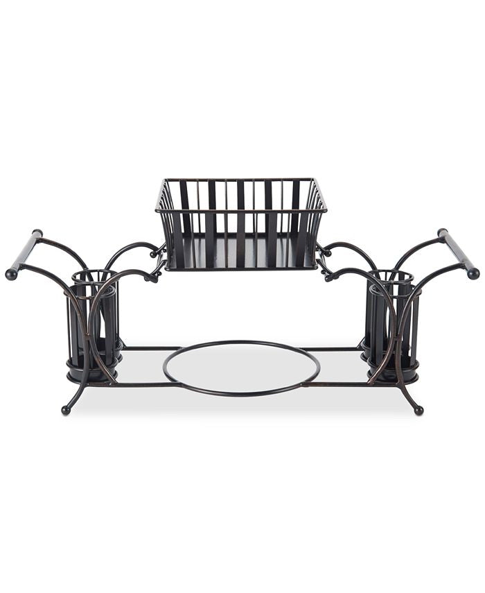 Buffet Caddy porta servicio con base de metal