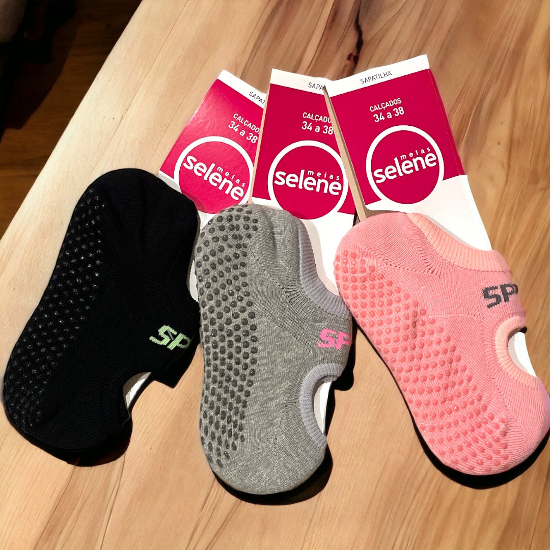 Medias tipo zapatilla antideslizantes Sport