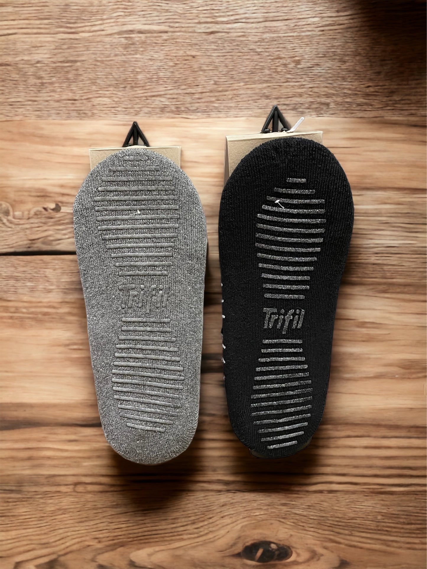 Medias de pilates con antideslizante diseño glitter