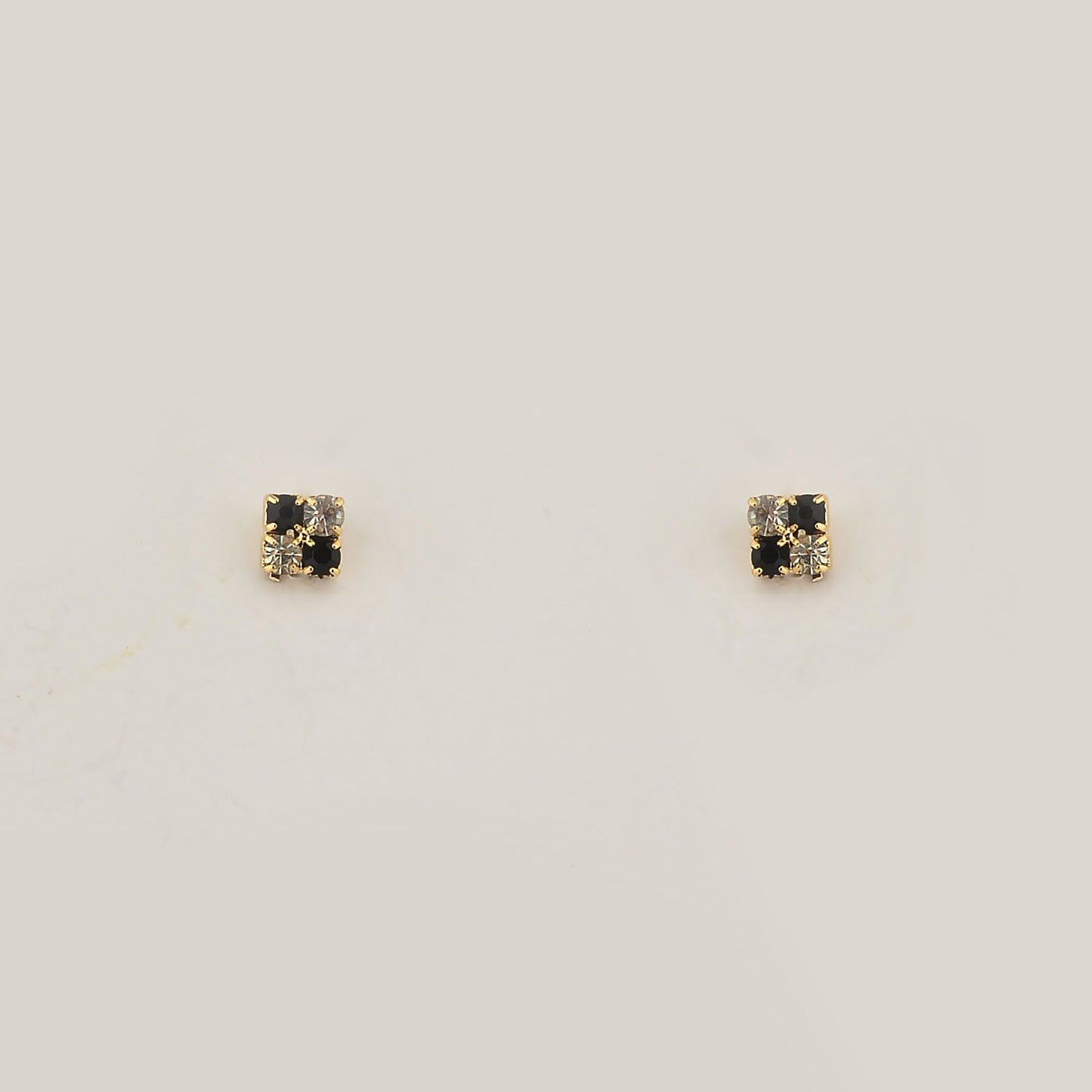 Aro cristal mosaico negro