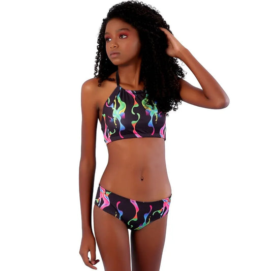 Bikini juvenil Levanta Bumbum Neon Party