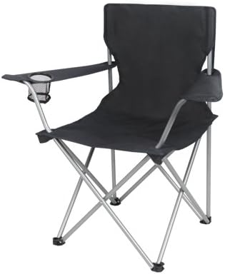 Silla camping plegable con apoya vasos