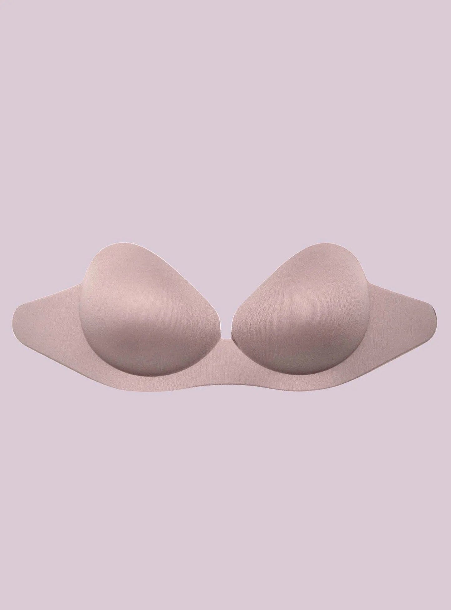 Corpiño adhesivo de silicona AdereUP Impulse para senos pequeños 636 color chocolate pequeño
