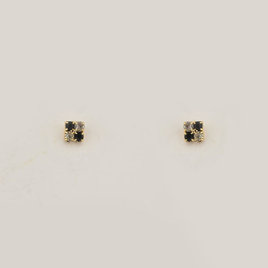 Aro cristal mosaico negro